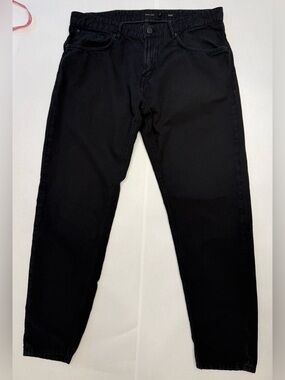Massimo Dutti Slim Straight Black Men's Jeans